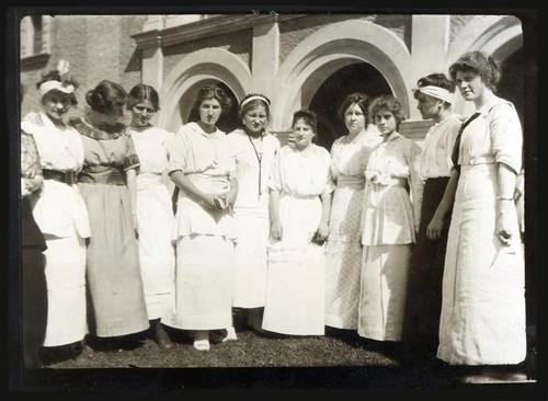 Group of San Jose State Normal School students