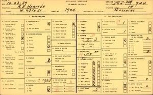 WPA household census for 1904 W 68TH ST, Los Angeles County
