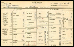 WPA household census for 2818 MICHIGAN, Los Angeles