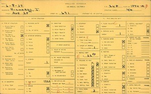 WPA household census for 691 W AVENUE 28, Los Angeles