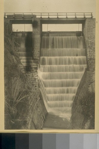 [Spillway of dam?]