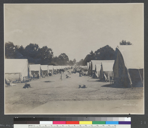 [View of refugee camp, Golden Gate Park. No. 30]