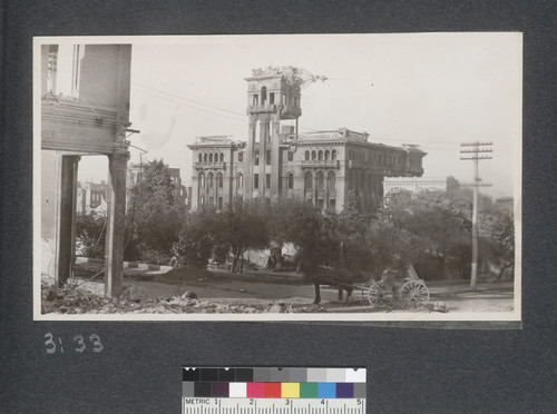 Hall of Justice from Dupont [i.e. Grant] Street