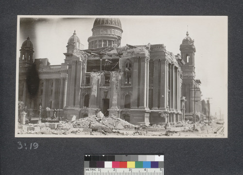 Ruins of New City Hall from S.E. side