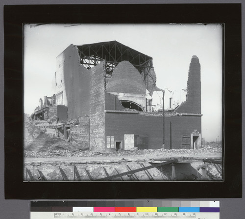 San Francisco fire. [Majestic Theatre. Market St.]