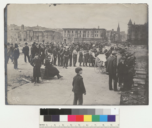 Bread line. [No. 90.] [Unidentified location.]