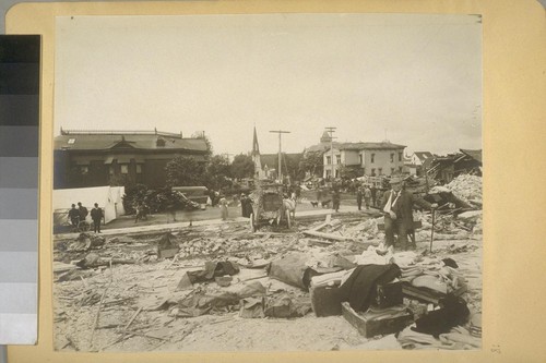 [Earthquake damage in Santa Rosa.]