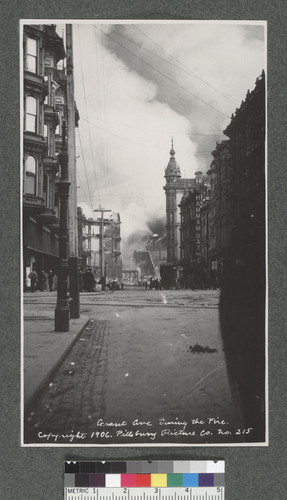 Grant Ave. during the fire