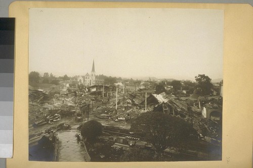 [Earthquake damage in Santa Rosa.]