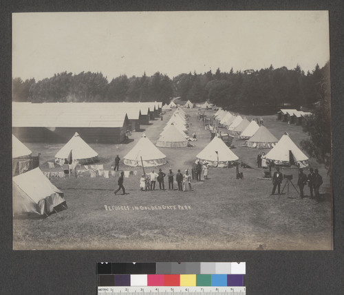 Refugees in Golden Gate Park