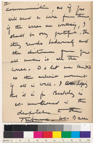 Letter to A.C. Lawson from Katherine Leslie (Lawson) Appleby: April 19, 1906