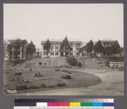 1911-12. Hospital unit under construction at Relief Home operated as City and County Hospital until one on Potrero St. was built