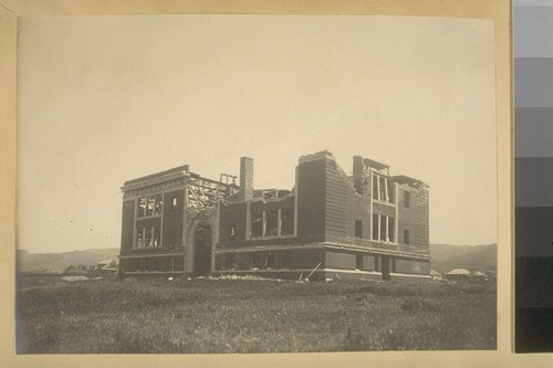 [Earthquake damage to school buildings.]