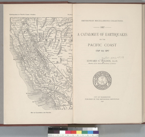 A catalogue of earthquakes on the Pacific coast, 1769-1897