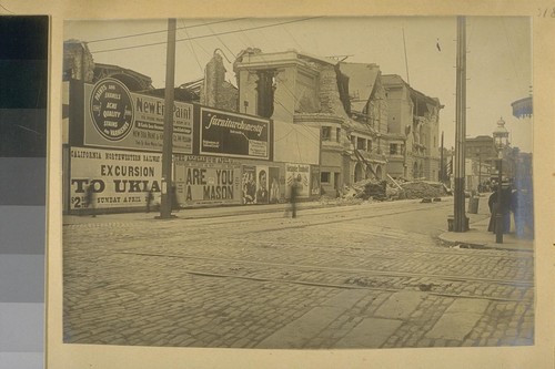 [Earthquake damage to brick buildings.]