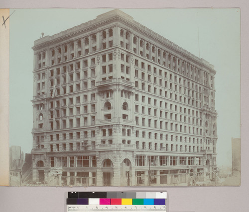 [Flood Building, from Powell and Ellis Sts.]