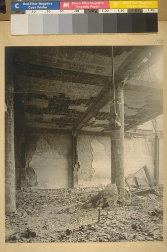 [Interior damage]