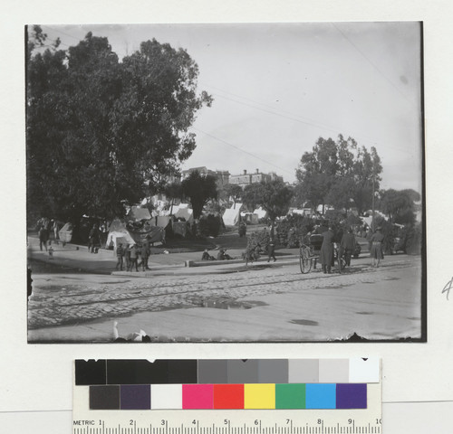 [Refugee camp. Jefferson Square.]