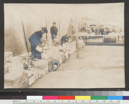 1906. Refugee supplies - Administered by U.S. Army