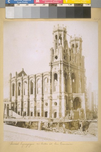 Jewish Synagogue on Sutter St., San Francisco [Temple Emanu-El]