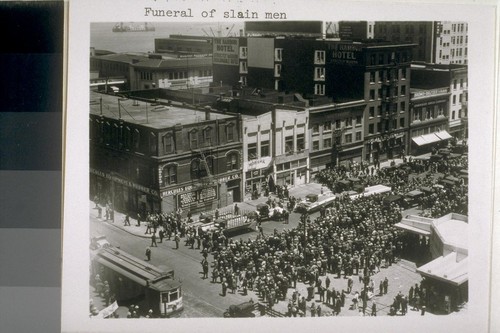 Funeral of slain men