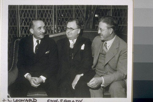 J. L. Leonard, and Edward F. Grady