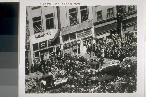 Funeral of slain men