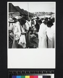 Market scene, Antananarivo, Madagascar, 1957