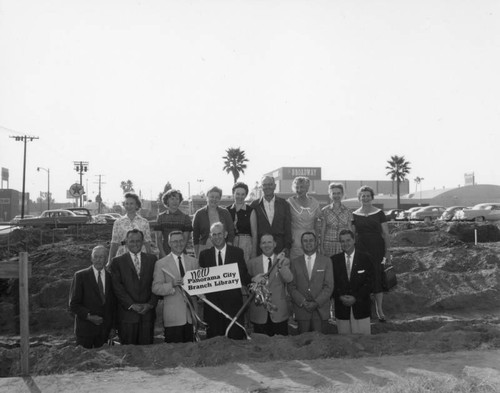 Ground breaking for the Panorama City Branch