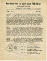 News Letter of the Los Angeles County Public Library March 1949