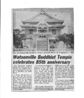 Watsonville Buddhist Temple celebrates 85th anniversary