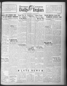 Daily Trojan, Vol. 20, No. 91, February 26, 1929