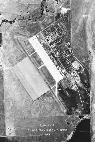 Aerial photo of Chico Municipal Airport