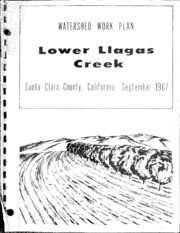 Watershed Work Plan [Agreement] : Lower Llagas Creek, Santa Clara County, California