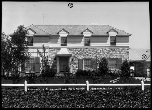 Residence of Allan Jones and Irene Hervey, Brentwood, Cal