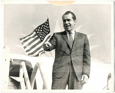 Nixon Campaigning in 1968