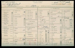 WPA household census for 590 W OLIVER, Los Angeles County