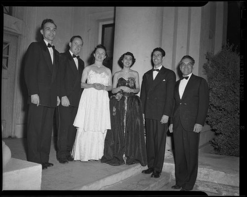 Cast members, La Traviata, Hollywood or Pomona, 1949