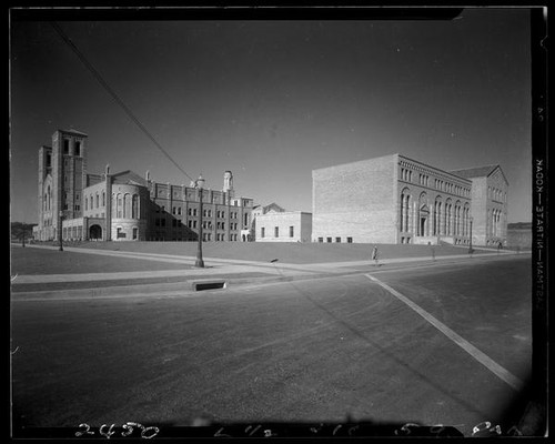 Royce Hall and Haines Hall, University of California, Los Angeles, 1928