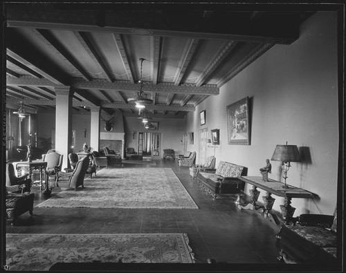 Drawing room, Elks Lodge 906, Santa Monica, [1925-1942?]