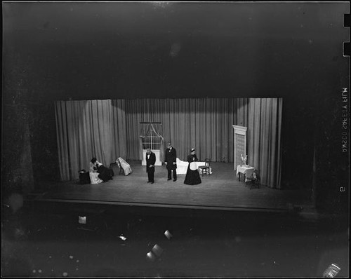 Production of the opera La Traviata, Hollywood or Pomona, 1949