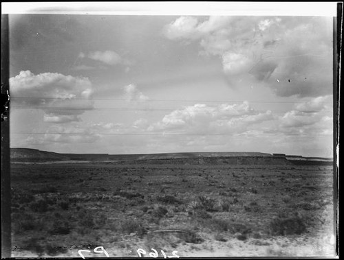 Prairie and clouds, Kansas, Colorado, or New Mexico, 1925