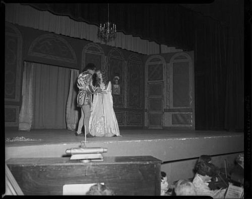 Performers in a Santa Monica Civic Opera production, Santa Monica, 1956