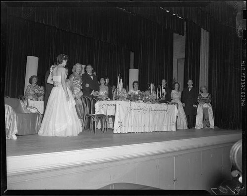 Production of the opera La Traviata, Hollywood or Pomona, 1949