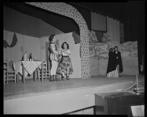 Performers in a Santa Monica Civic Opera production, Santa Monica, 1956