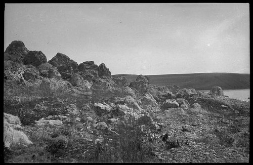 Tufa and rocks near Mono Lake, Mono County, [1929?]