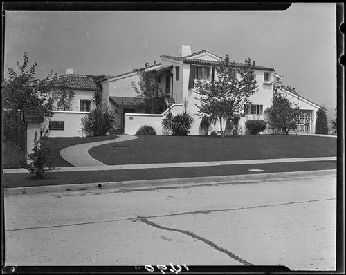 Spanish-style house, Santa Monica, 1928