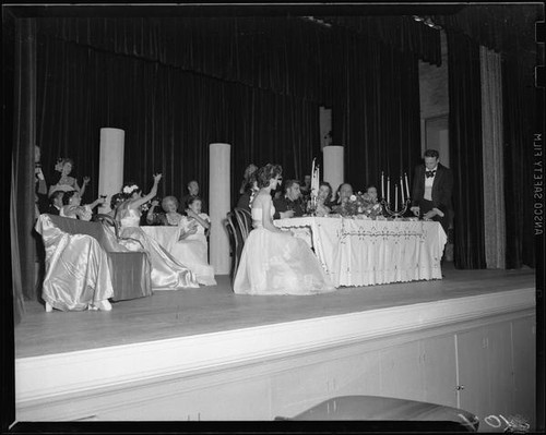 Production of the opera La Traviata, Hollywood or Pomona, 1949