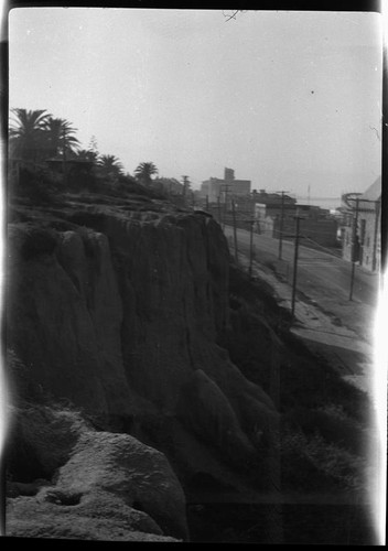 View from Palisades Park cliffs, Santa Monica, 1929