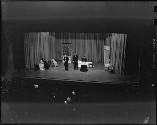 Production of the opera La Traviata, Hollywood or Pomona, 1949